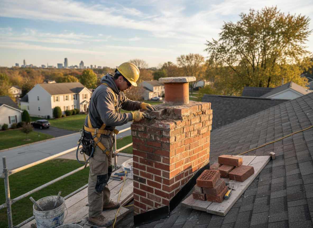 Chimney Masonry Repair in Blue Ash, OH