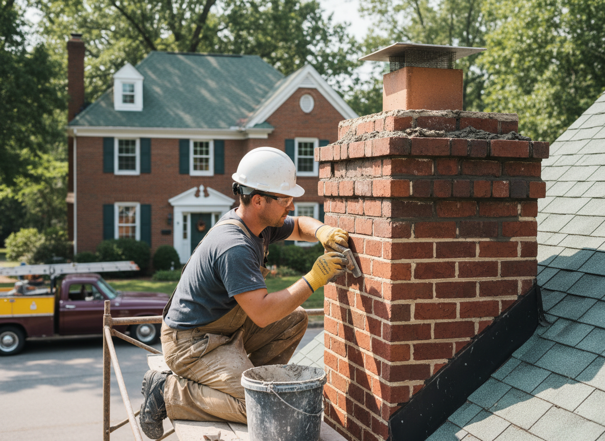 Chimney Tuckpointing in Blue Ash, OH