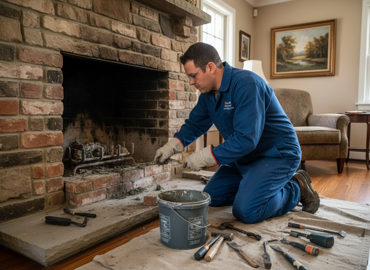 Chimney repair in Montgomery