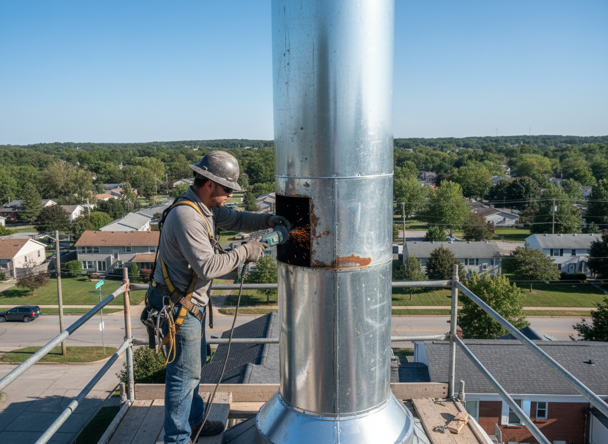 Metal Chimney Repair in Blue Ash, OH